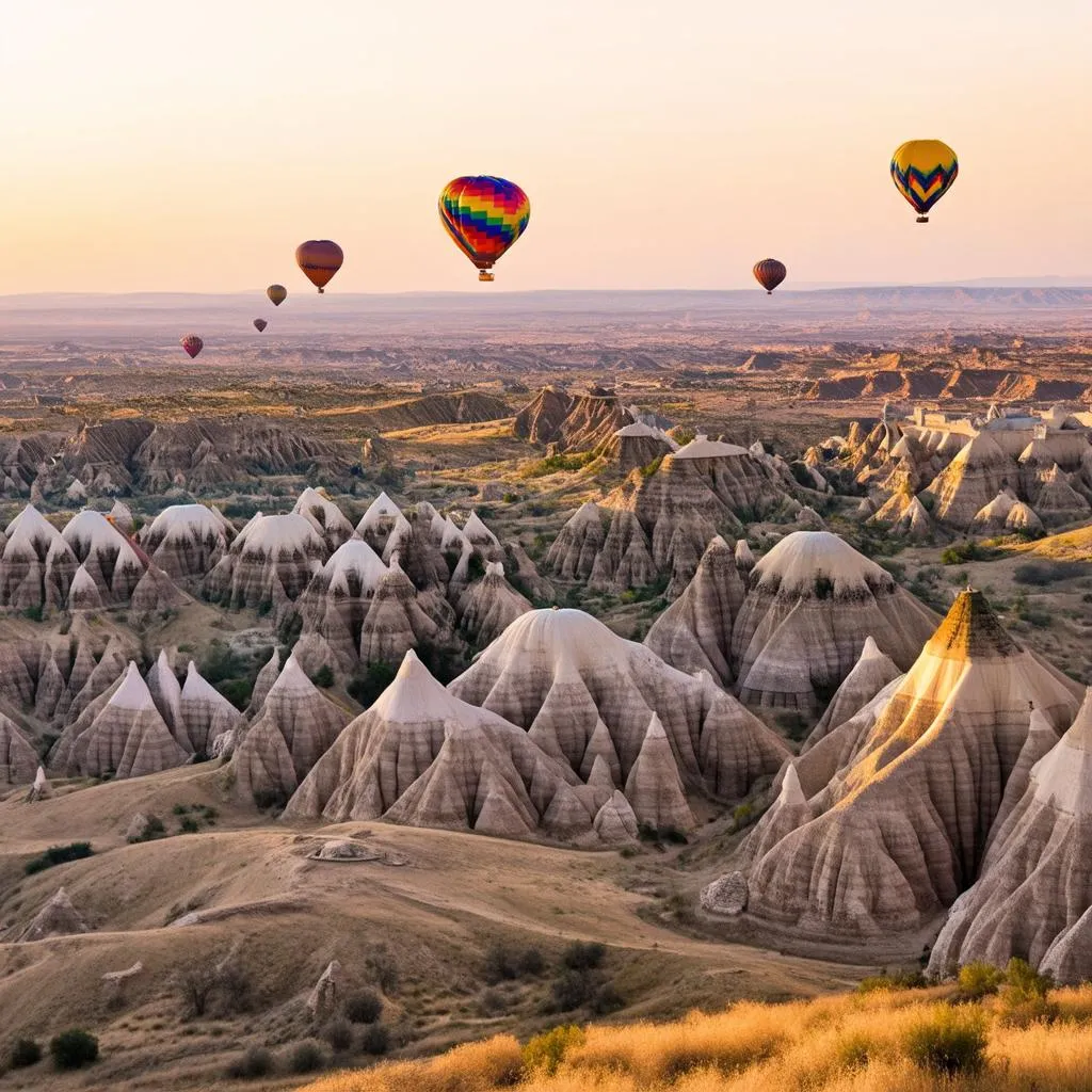 Hot Air Balloons over Cappadocia