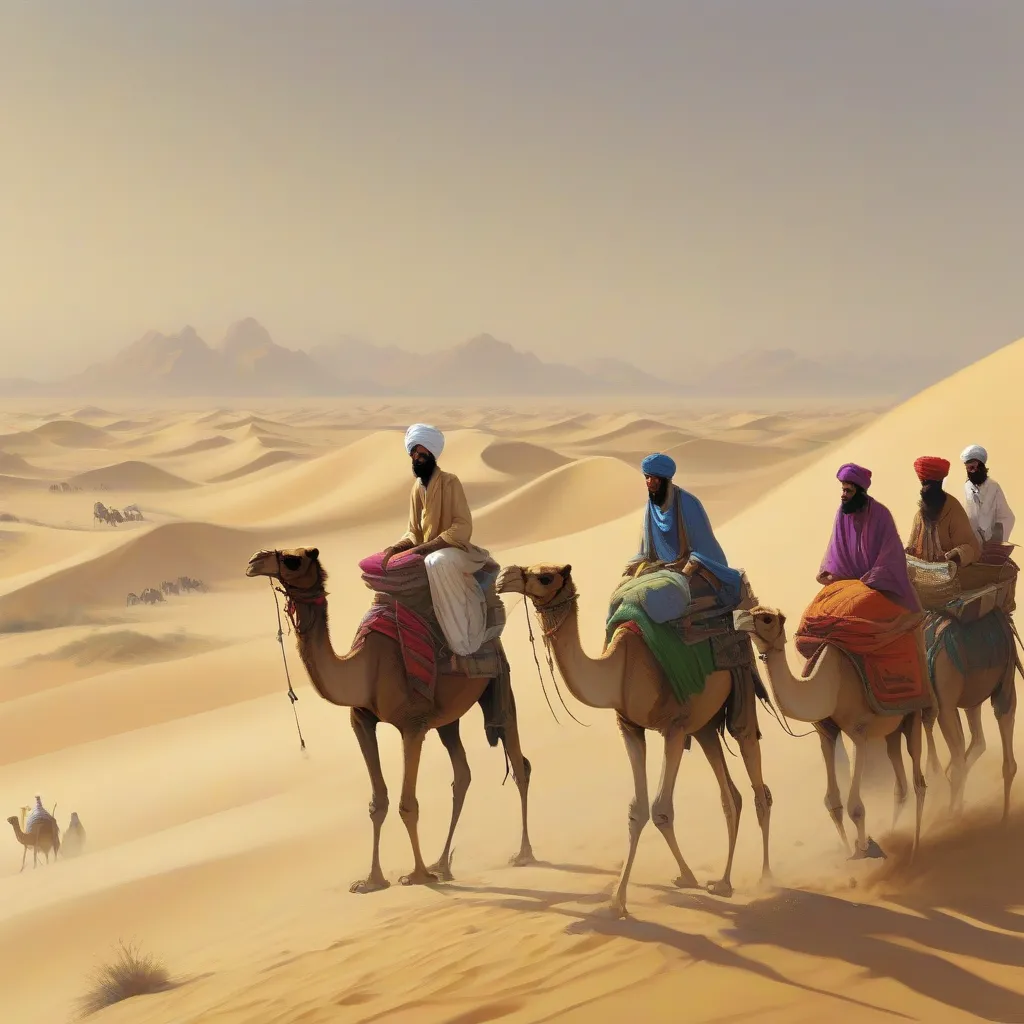 Caravan in the Desert