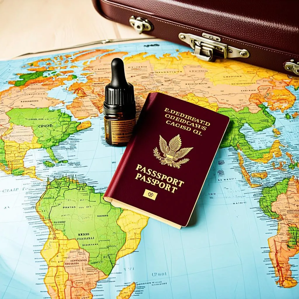 CBD oil and passport