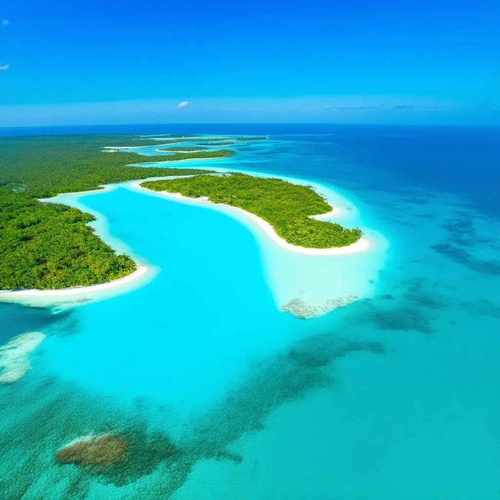 Turquoise Waters in Turks and Caicos