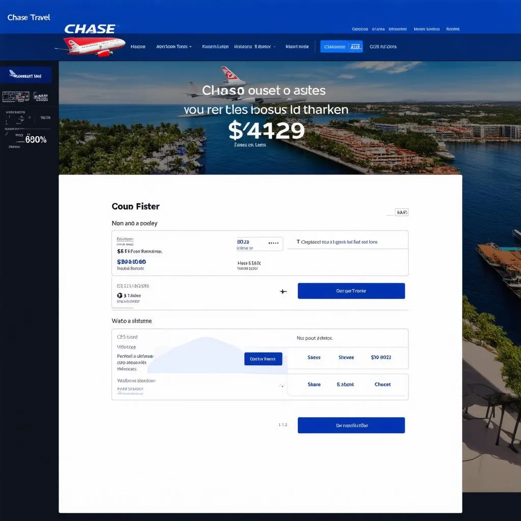 Chase Travel Booking Website