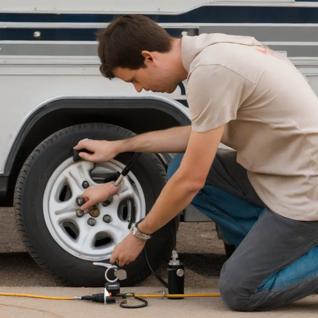 Checking Travel Trailer Tire Pressure