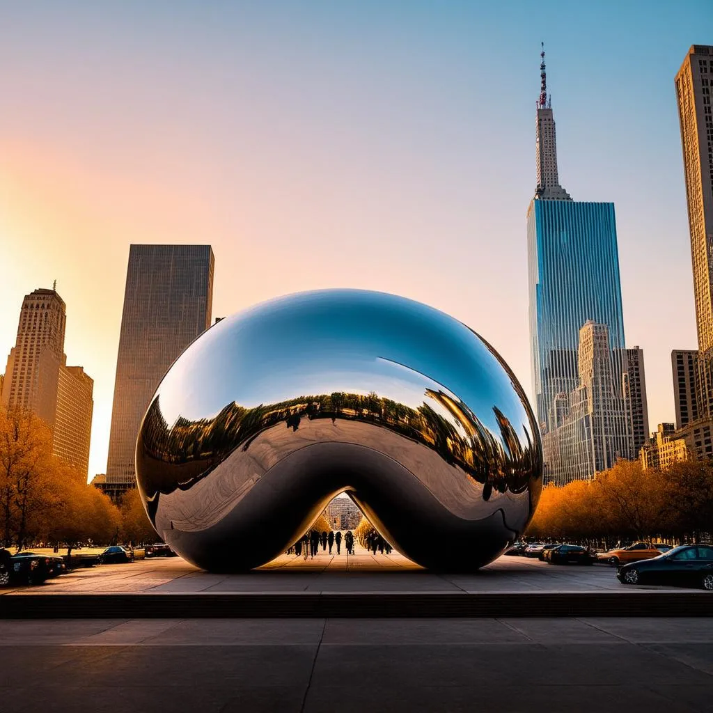 Chicago Sunrise at The Bean