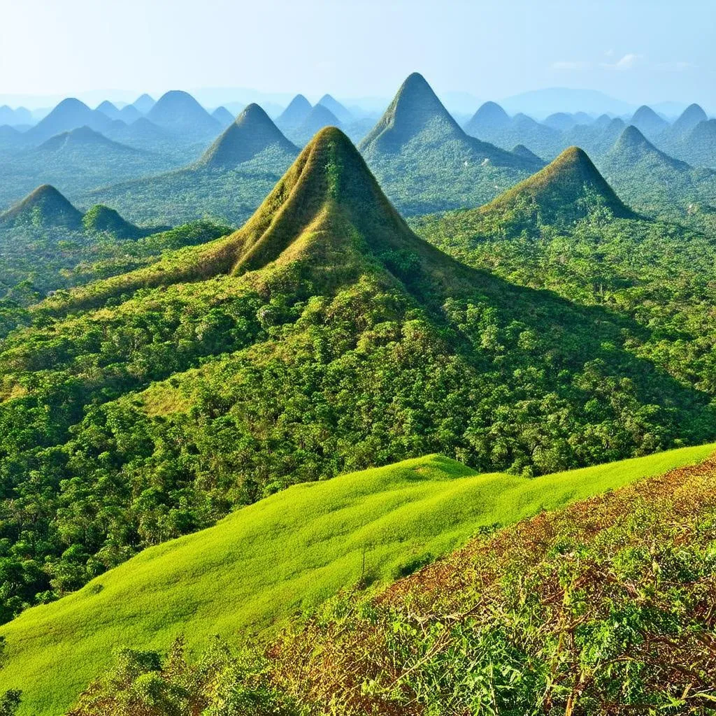 The Chocolate Hills, Bohol, Philippines