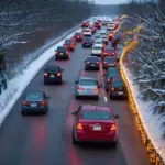 Christmas Eve Traffic Jam