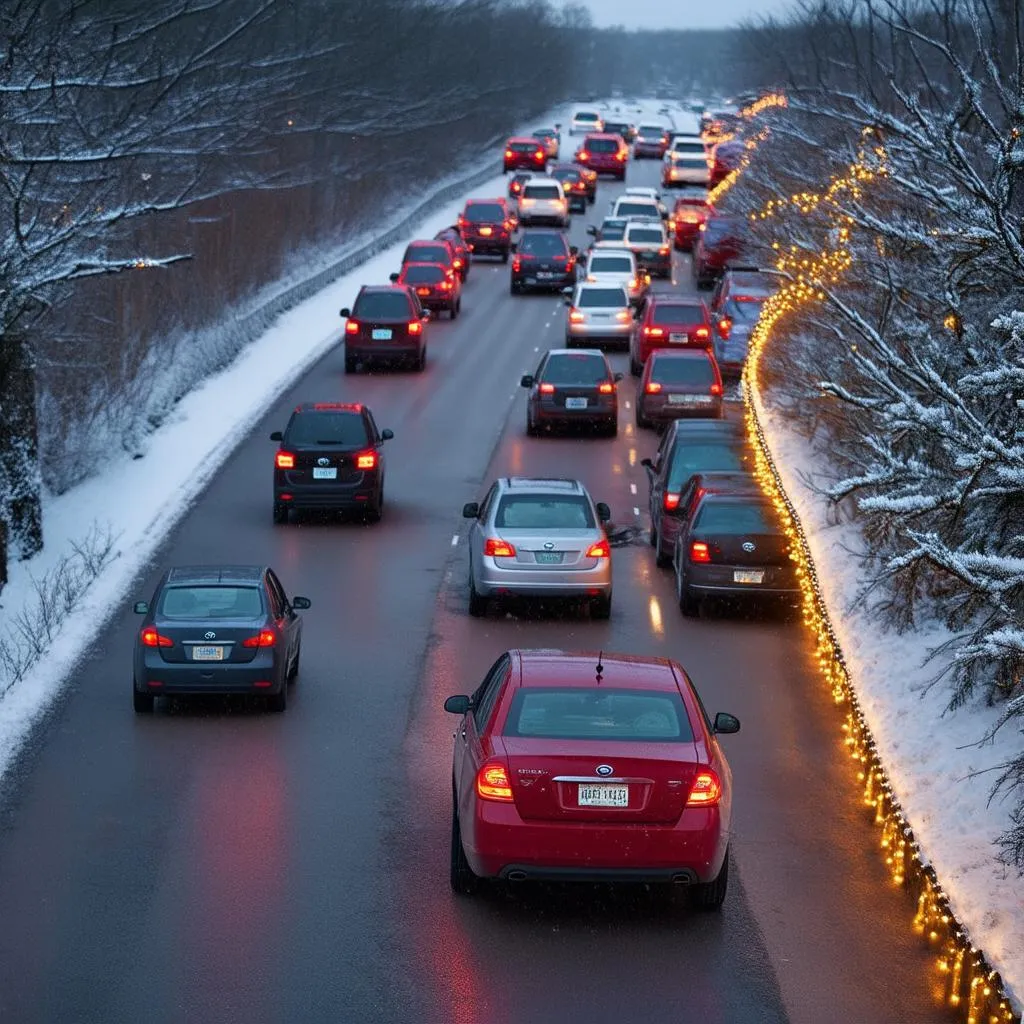 Christmas Eve Traffic Jam