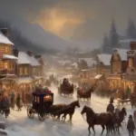 Christmas in a Western Town