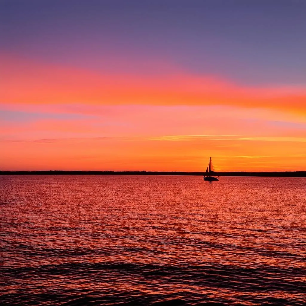 Sunset Over Lake Hartwell