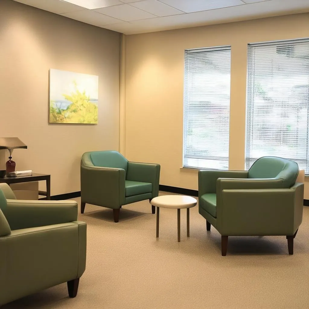 Spacious Clinic Waiting Area