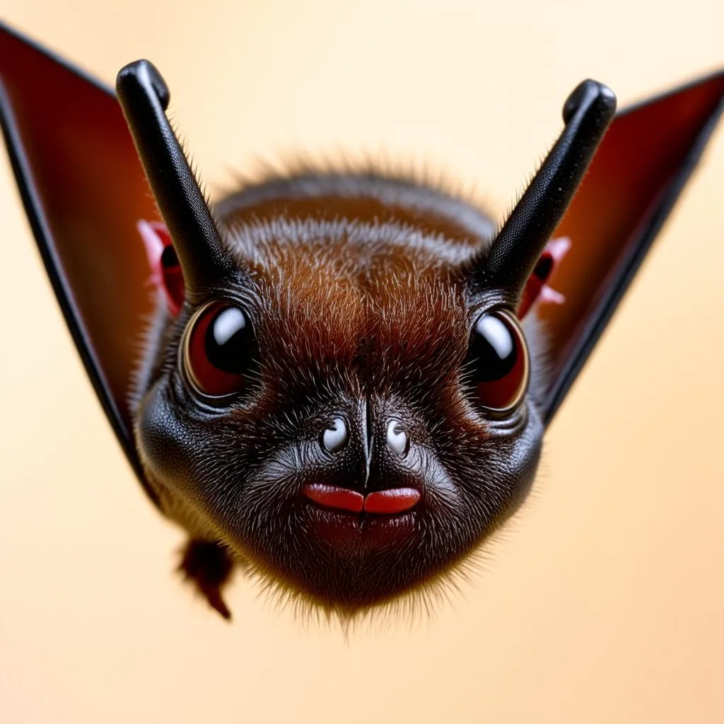 Close-Up Bat Face