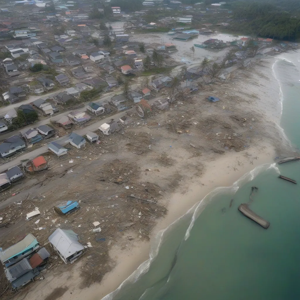 Devastation After Tsunami