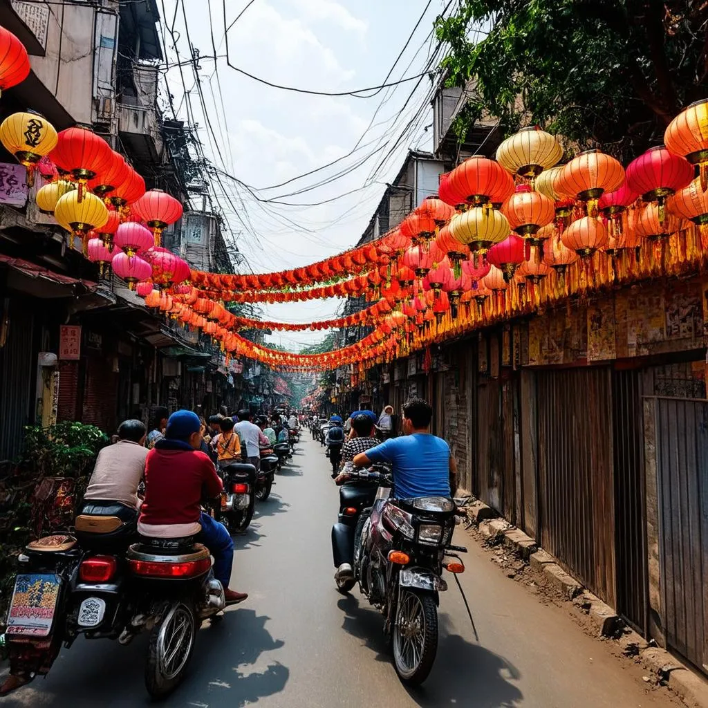 Lanterns in Hanoi's Old Quarter