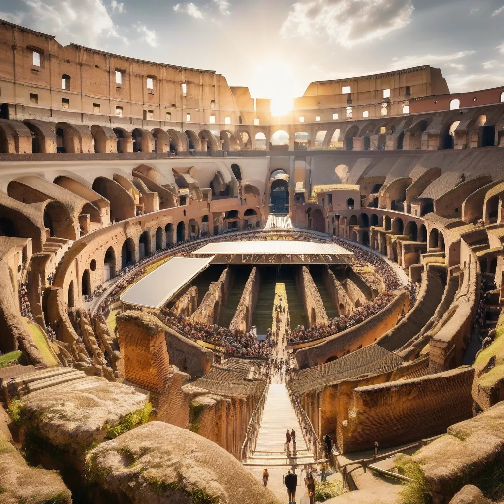 Majestic Colosseum in Rome