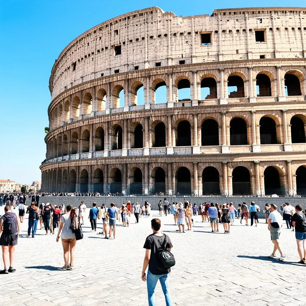 The Colosseum in Rome