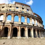 Ancient Colosseum Ruins in Rome