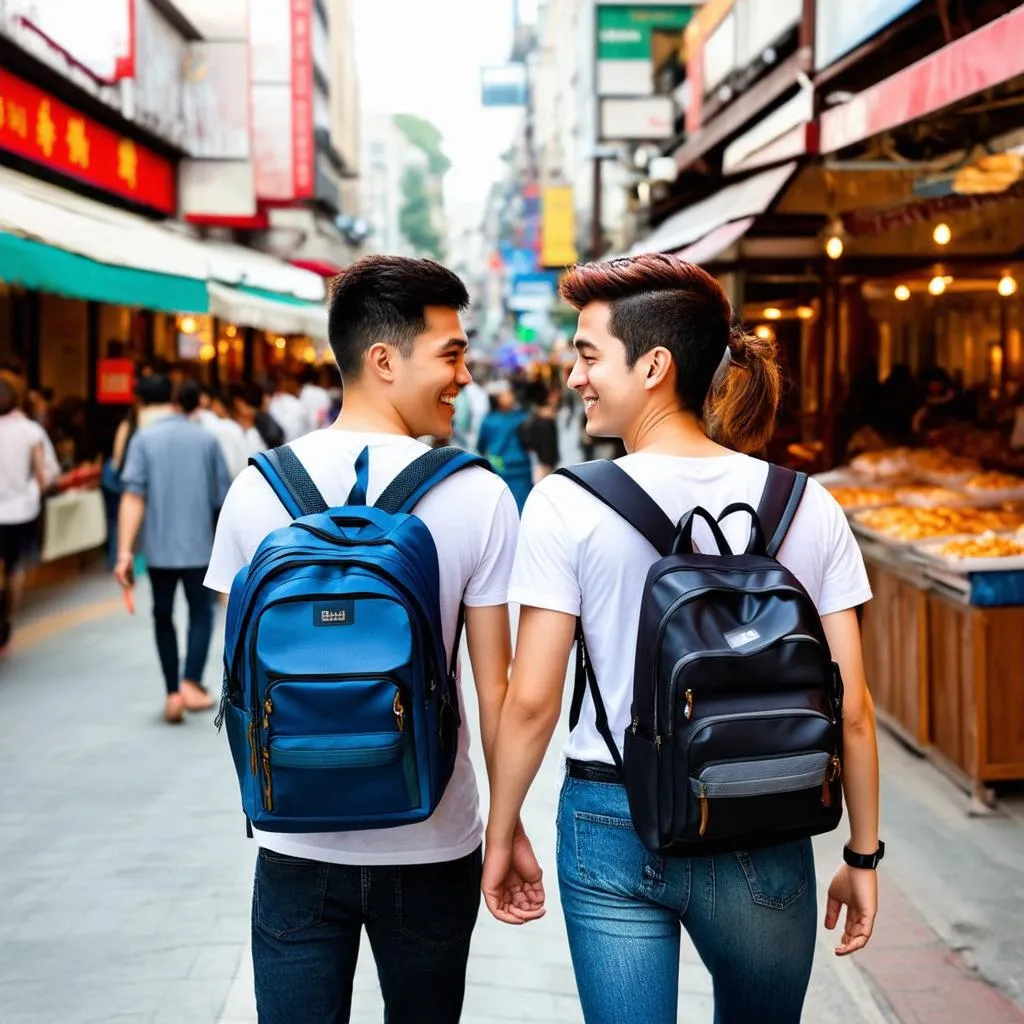 Couple Backpacking Through Southeast Asia