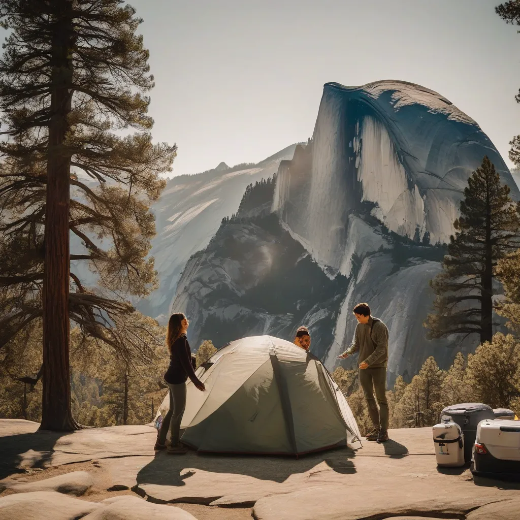 Camping in Yosemite National Park