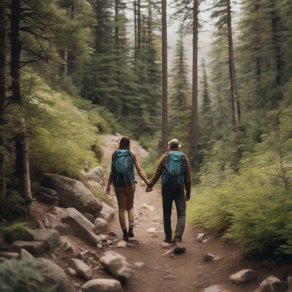 Couple Hiking