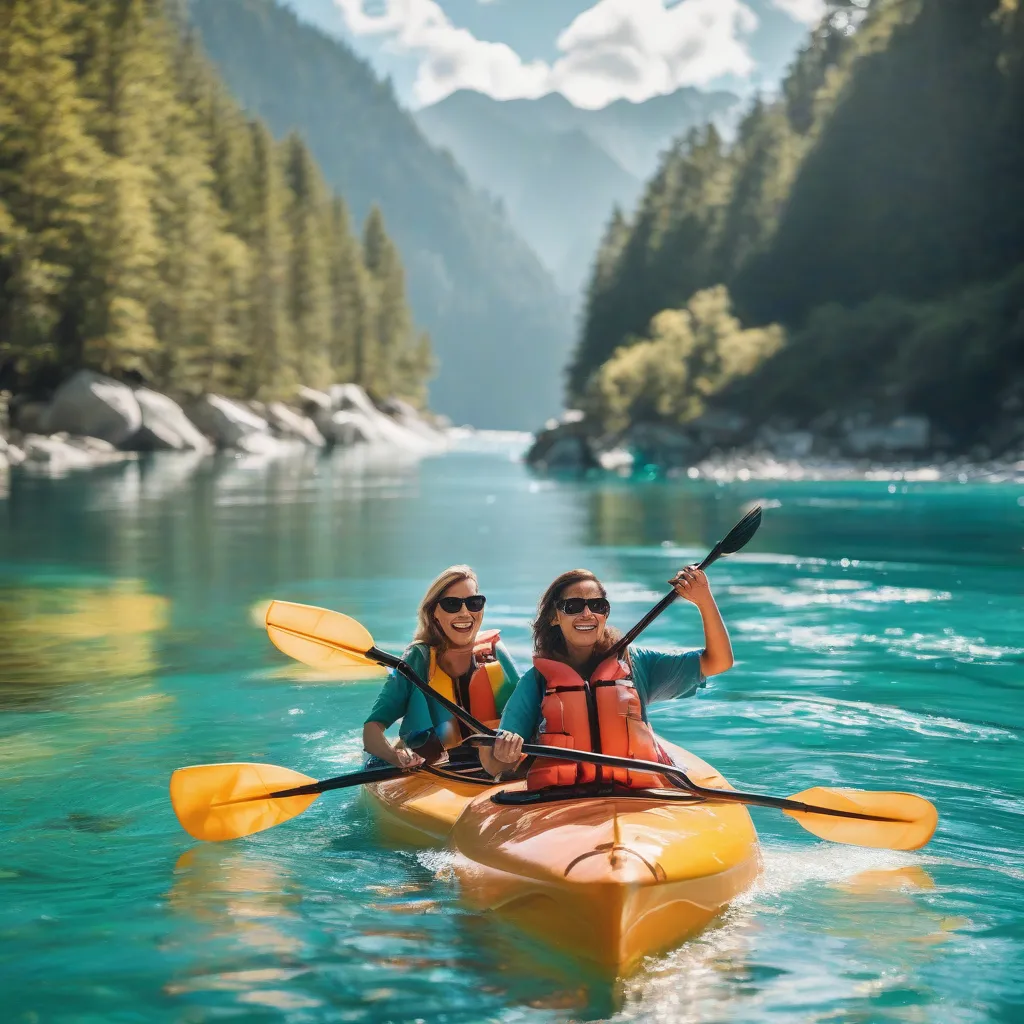 Couple Kayaking