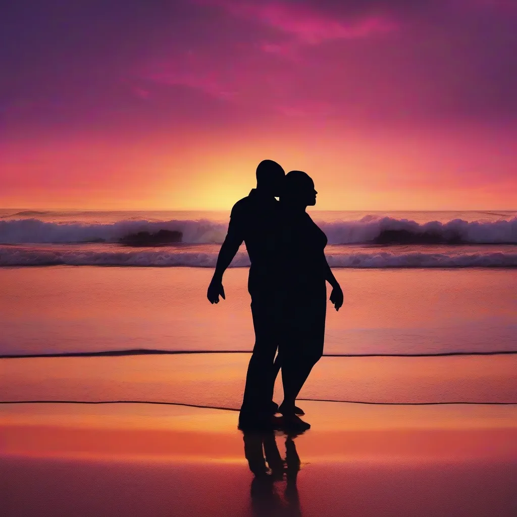 Couple Enjoying Sunset