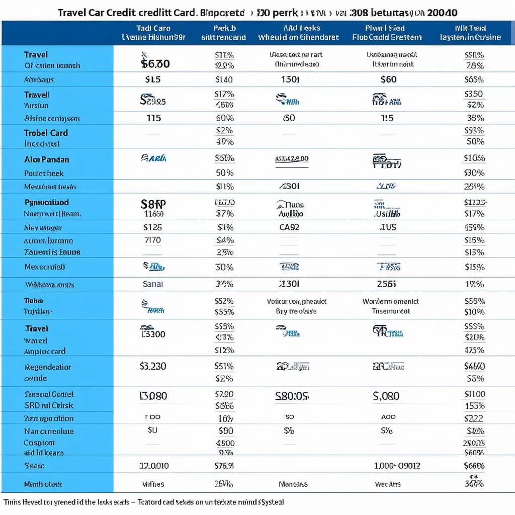 Credit Card Travel Comparison