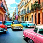 Classic cars in Havana, Cuba