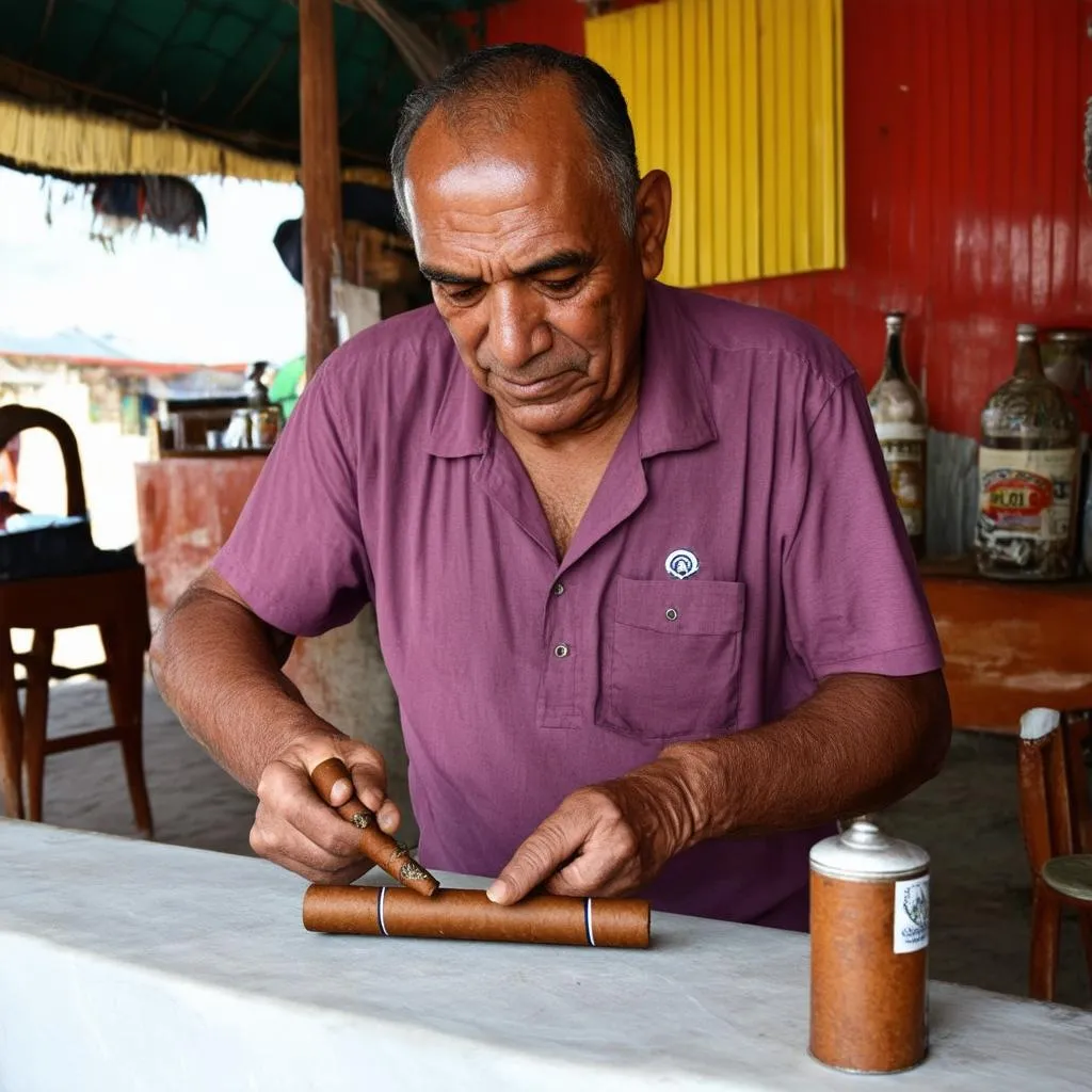 Cuban Cigar Rolling