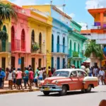 Vibrant Cuban Street