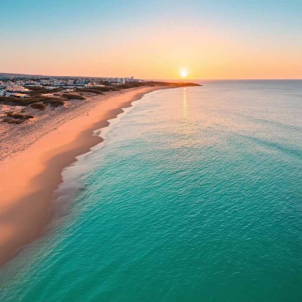 Sunset on a Cyprus Beach