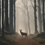 Deer Traveling Against the Wind