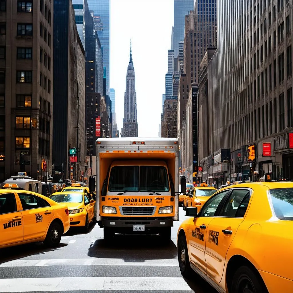 Delivery Truck in NYC