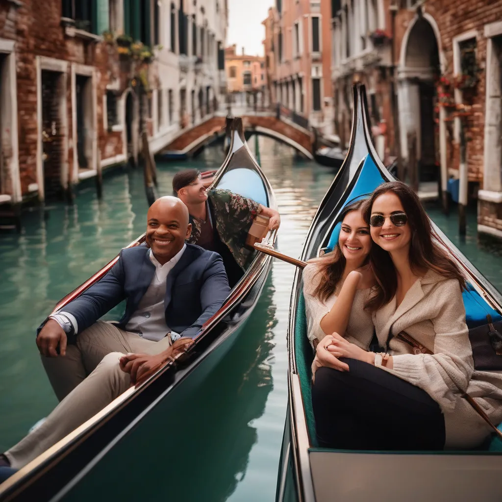 Gondola Ride Through Venice Canals