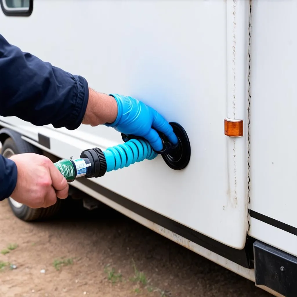 De-winterizing RV Water System