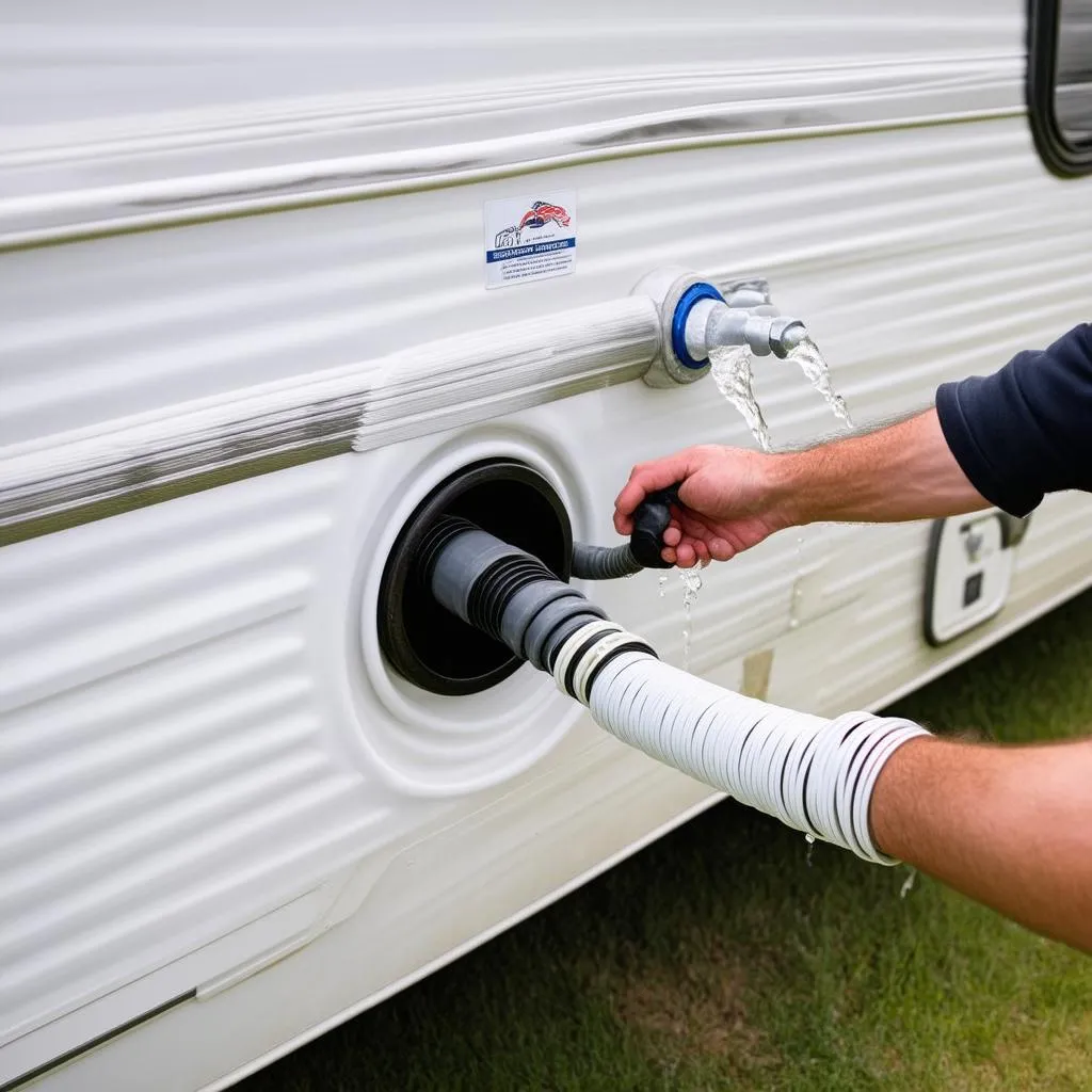 De-winterizing Travel Trailer Water System