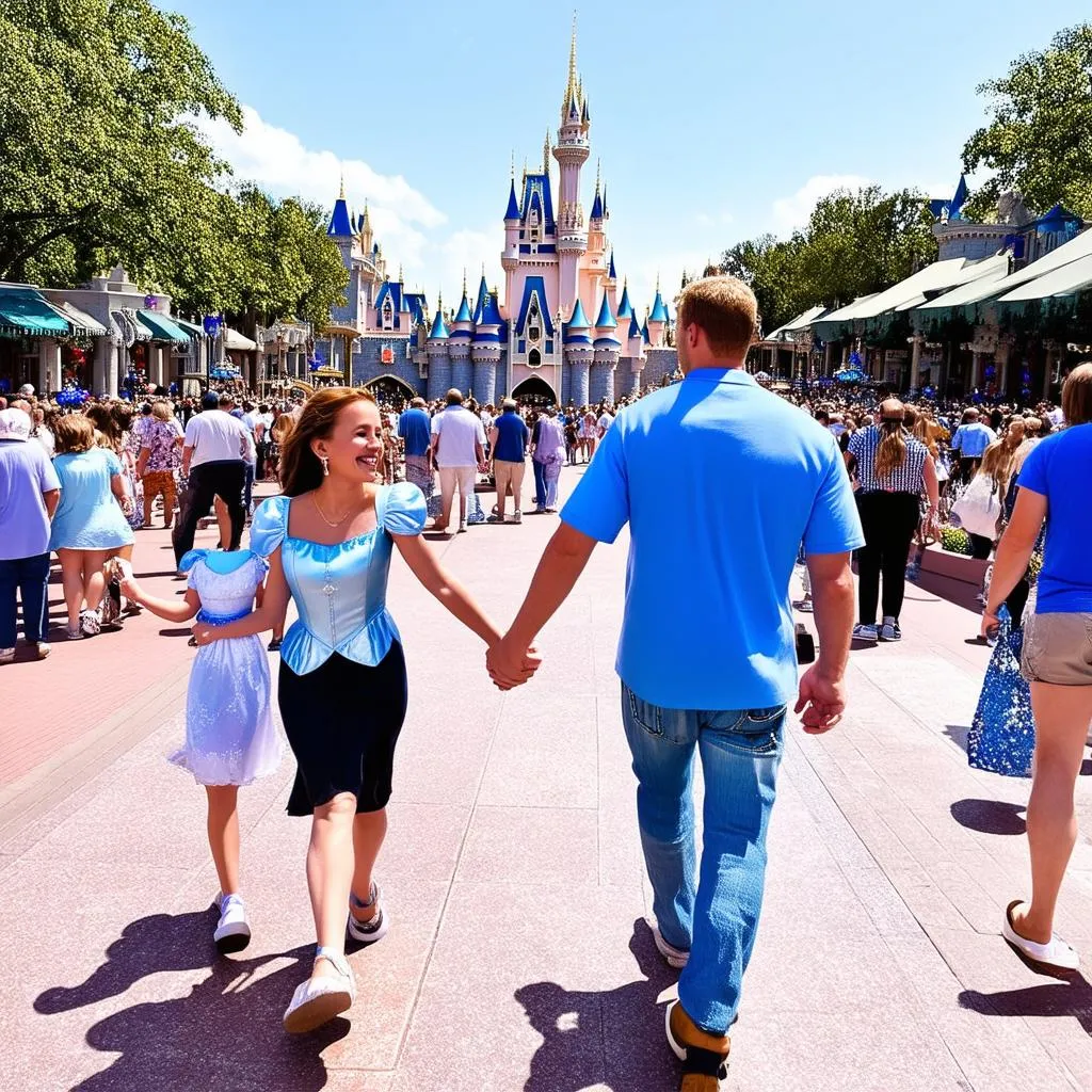 Family Enjoys Magical Day at Disney