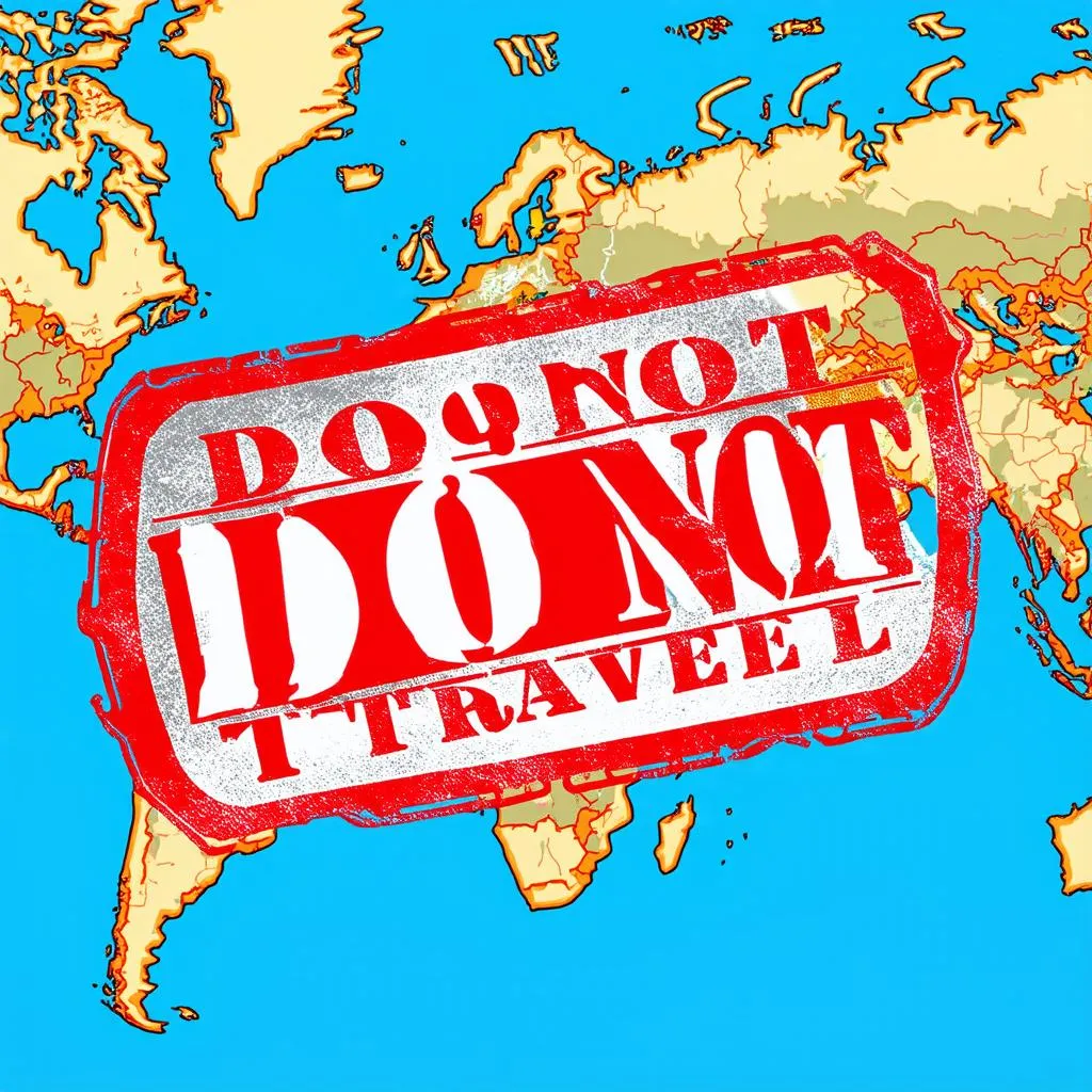 Do Not Travel Stamp