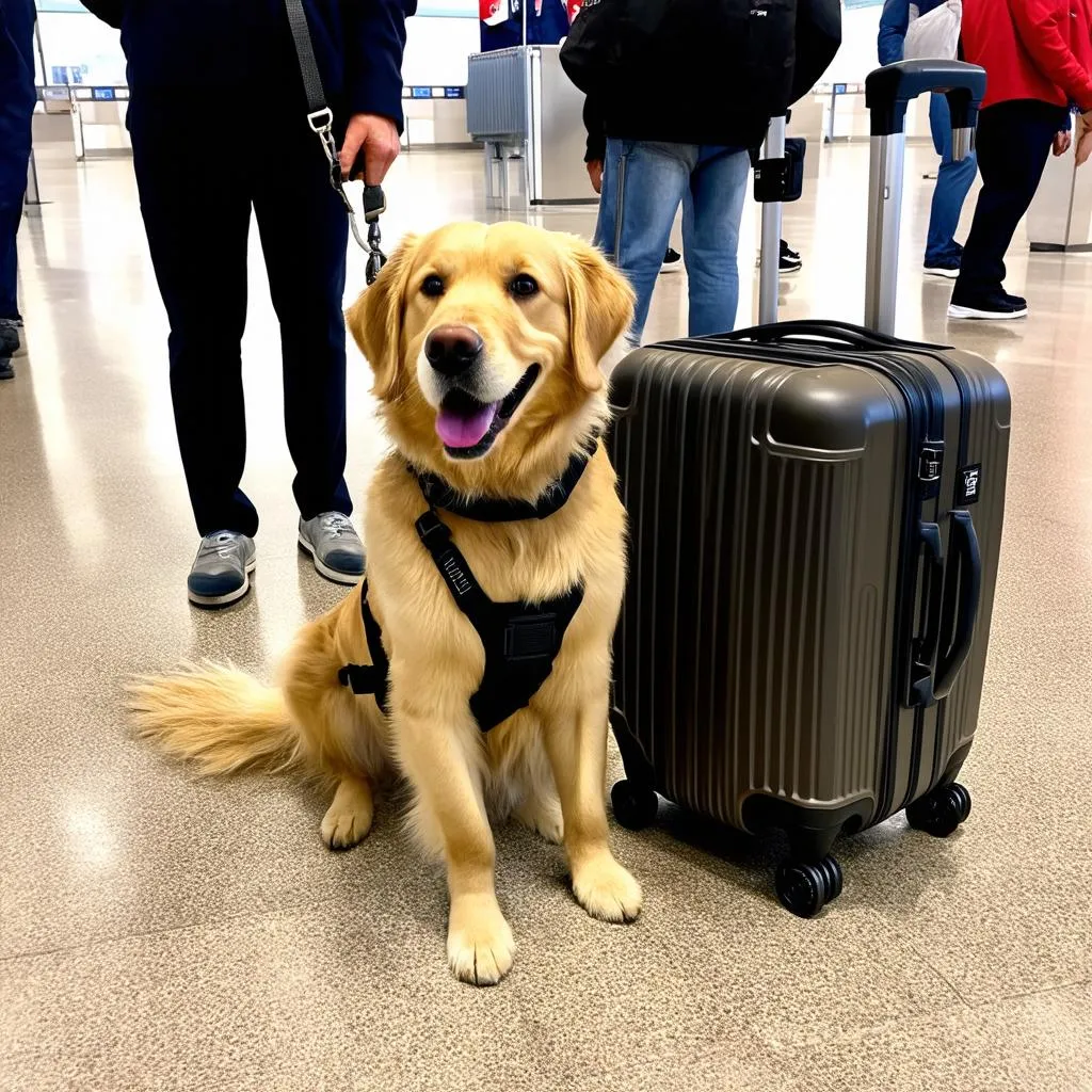 Dog at Airport