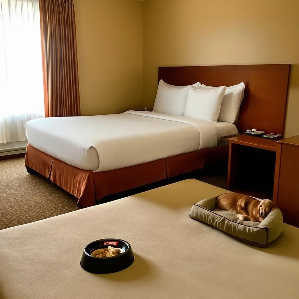 Dog-Friendly Hotel Room