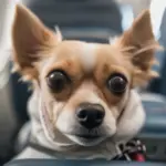 Dog Anxious on Plane