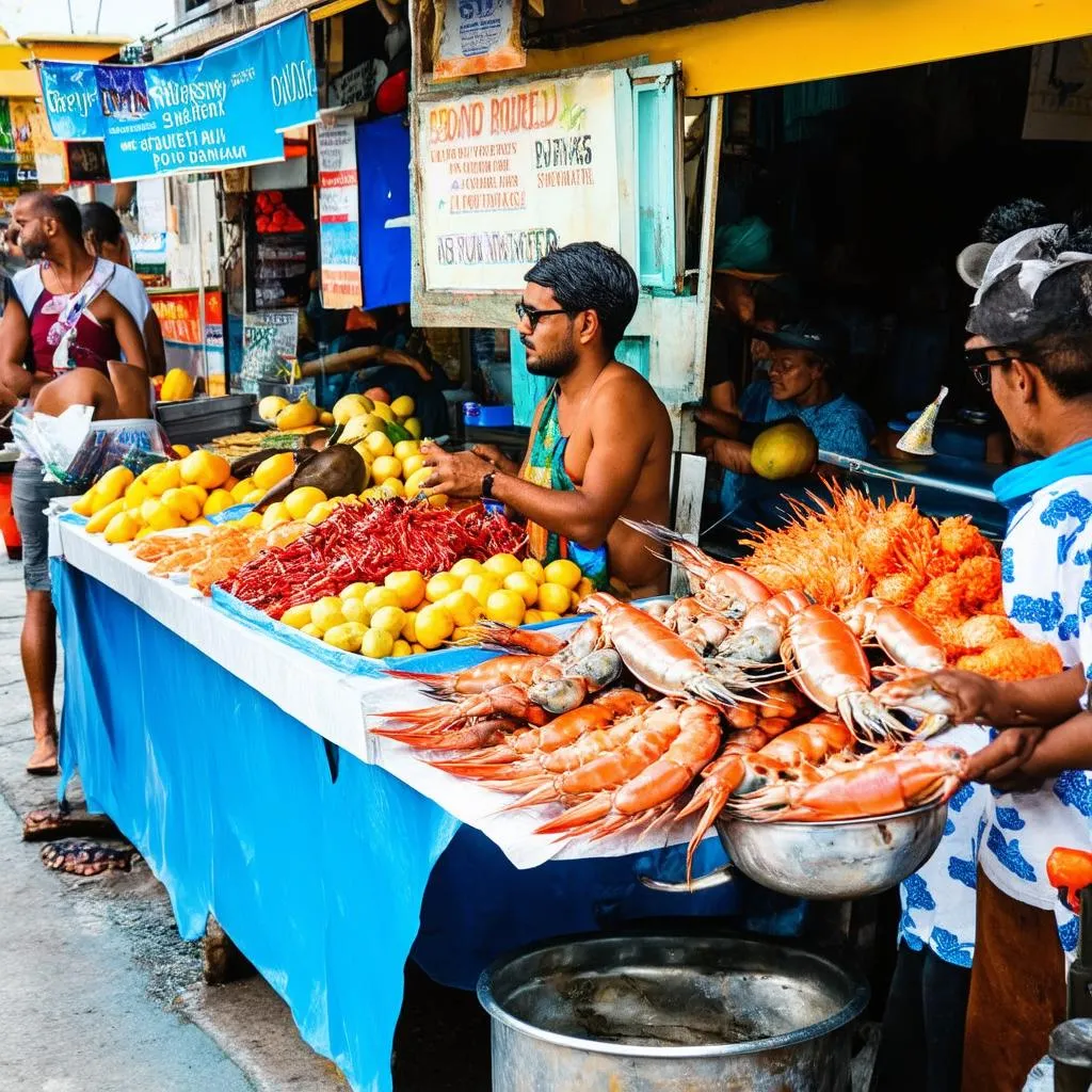 Dominican Republic street food