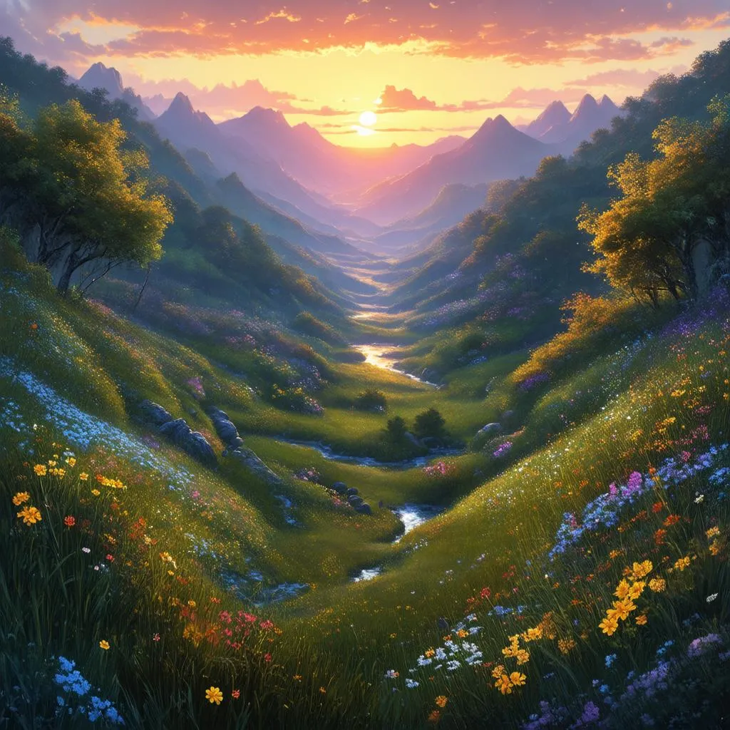 Dreamlight Valley Sunset