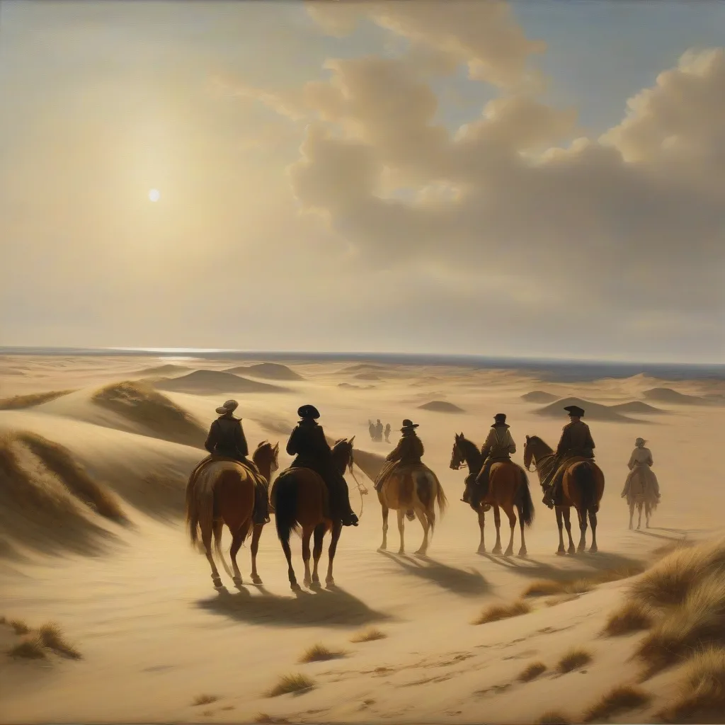 A Dune Landscape with Travelers by Jan Wijnants