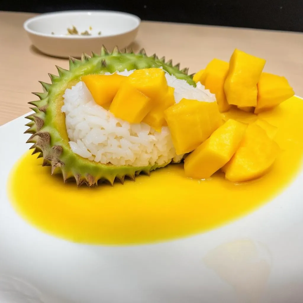 Durian dessert