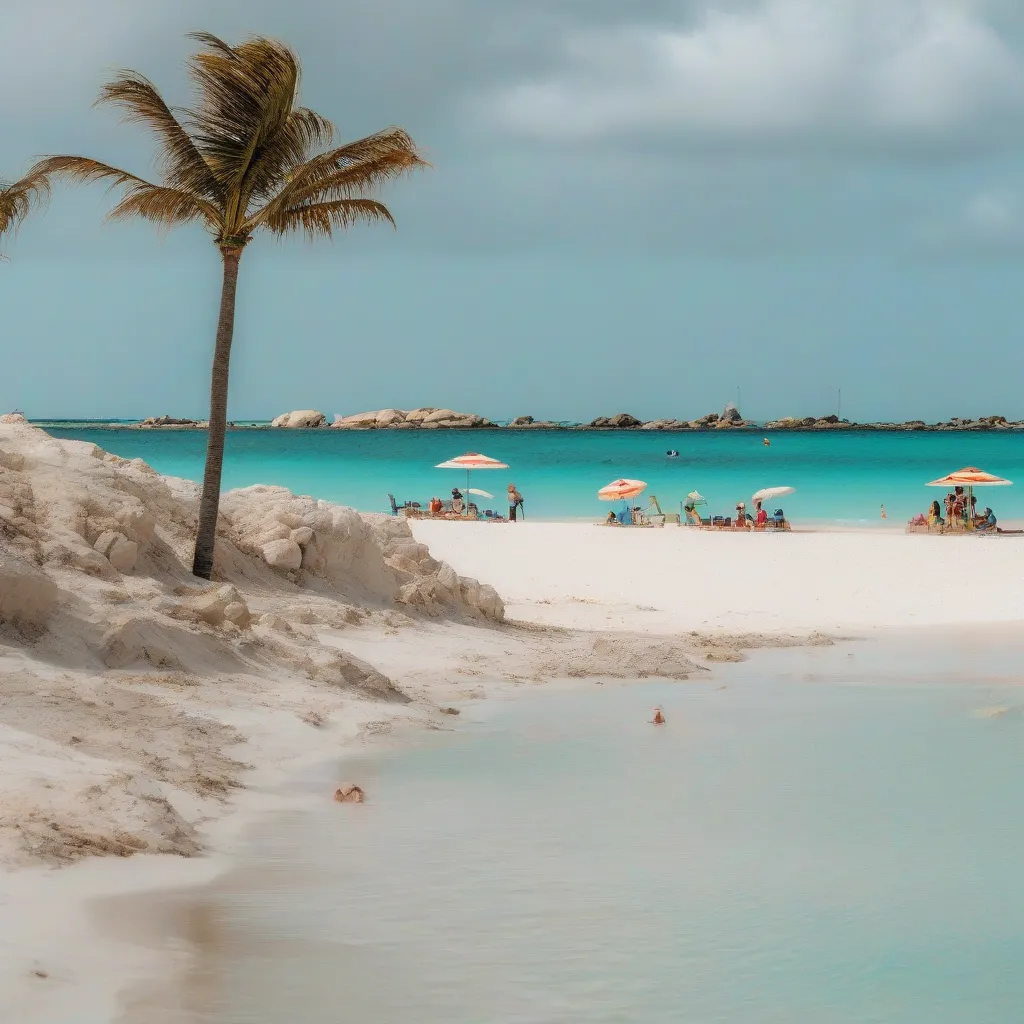 Safe and Beautiful Eagle Beach, Aruba