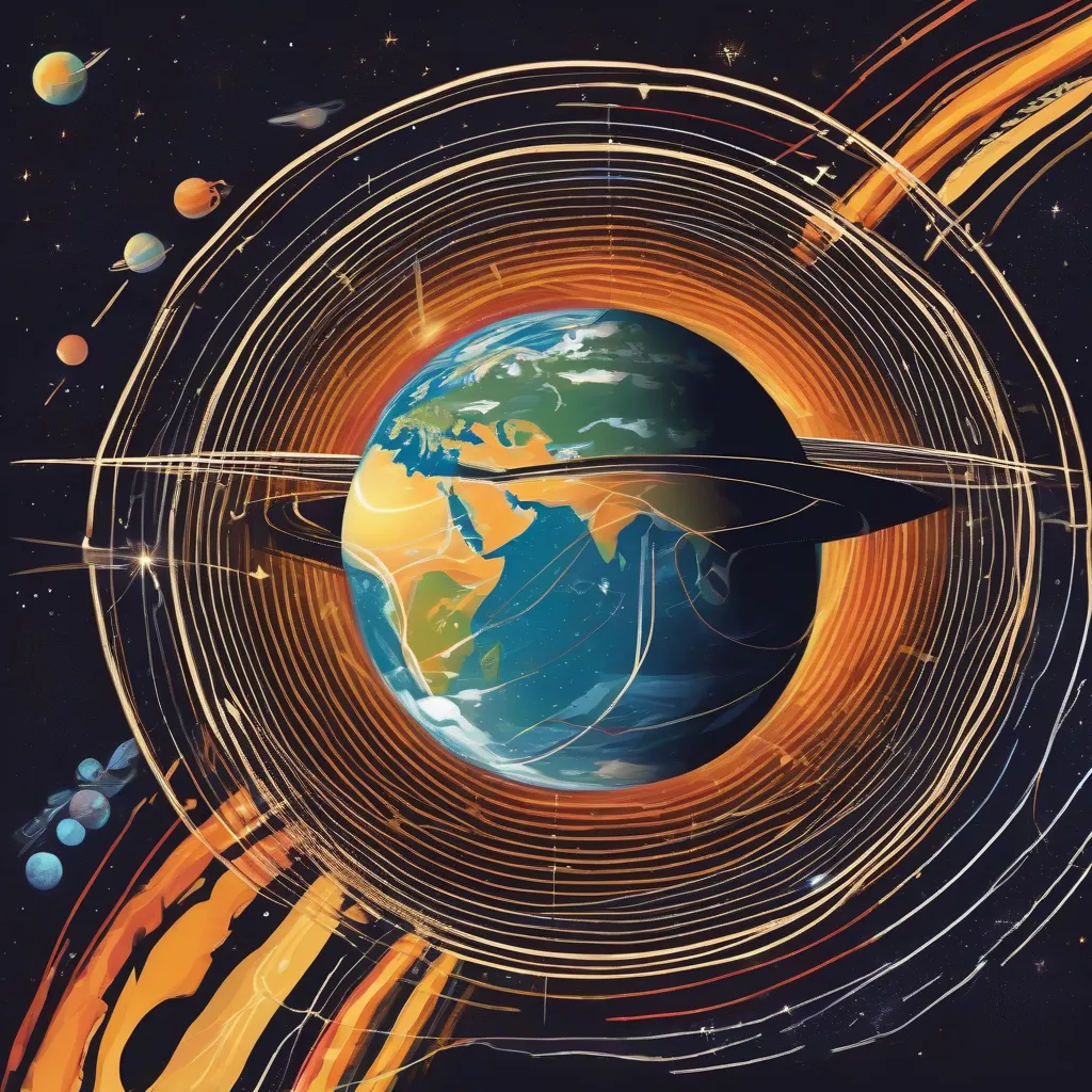 Earth Orbiting the Sun