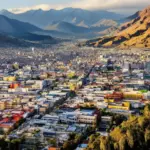 Quito Cityscape at Sunset