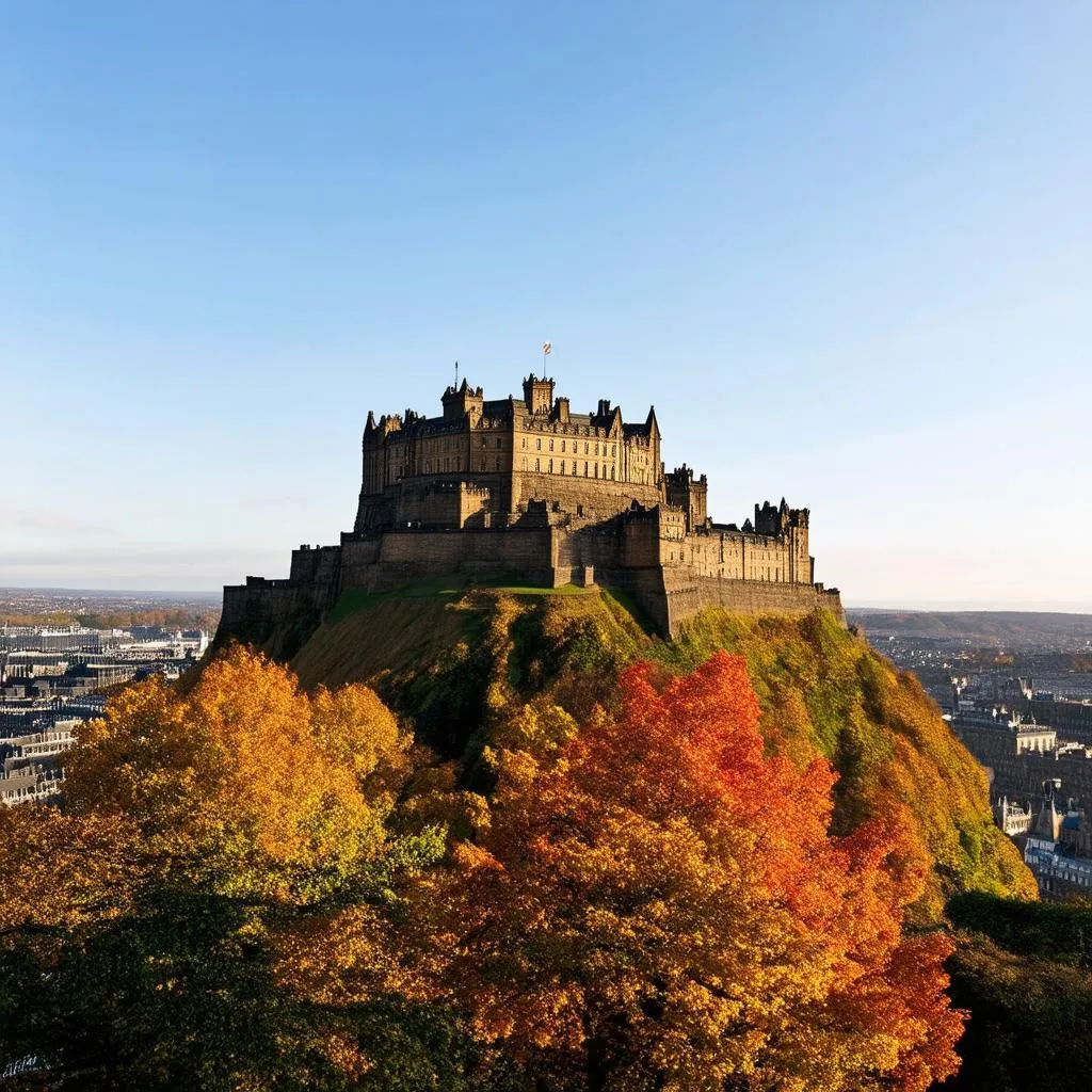 Edinburgh Castle Autumn