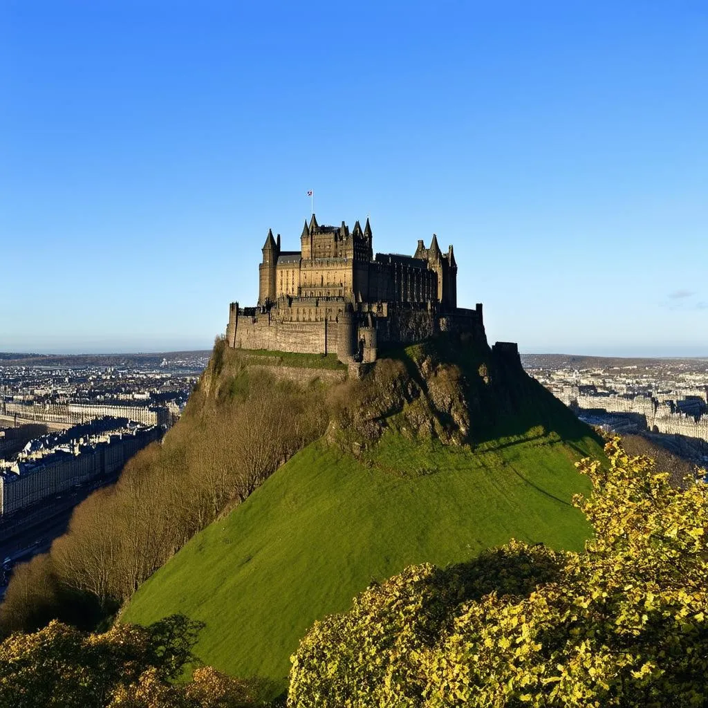 Edinburgh Castle from Calton Hill