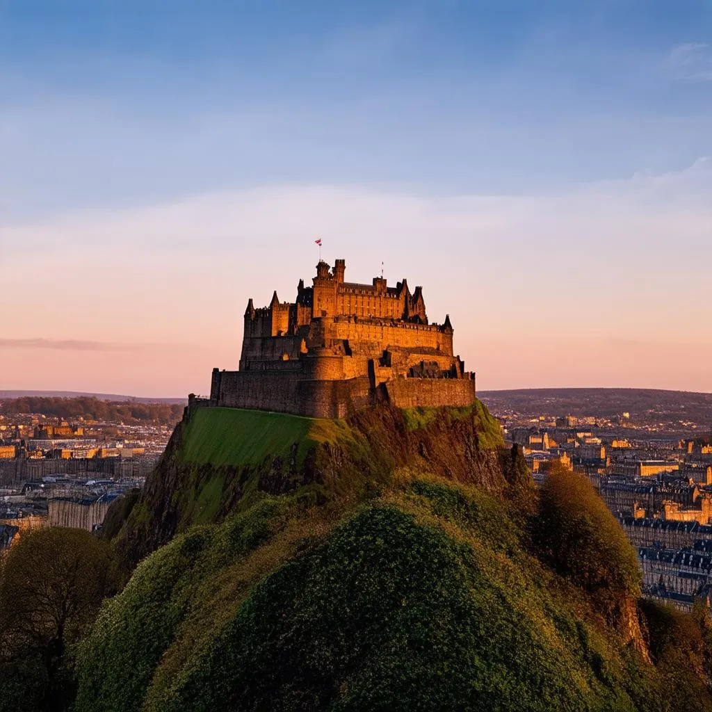 Edinburgh Castle in Scotland