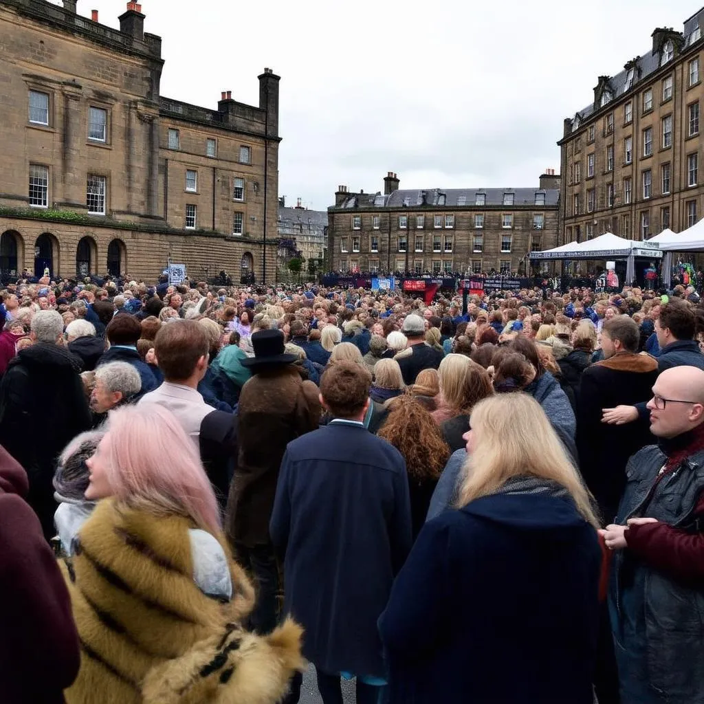 Edinburgh Festival in July